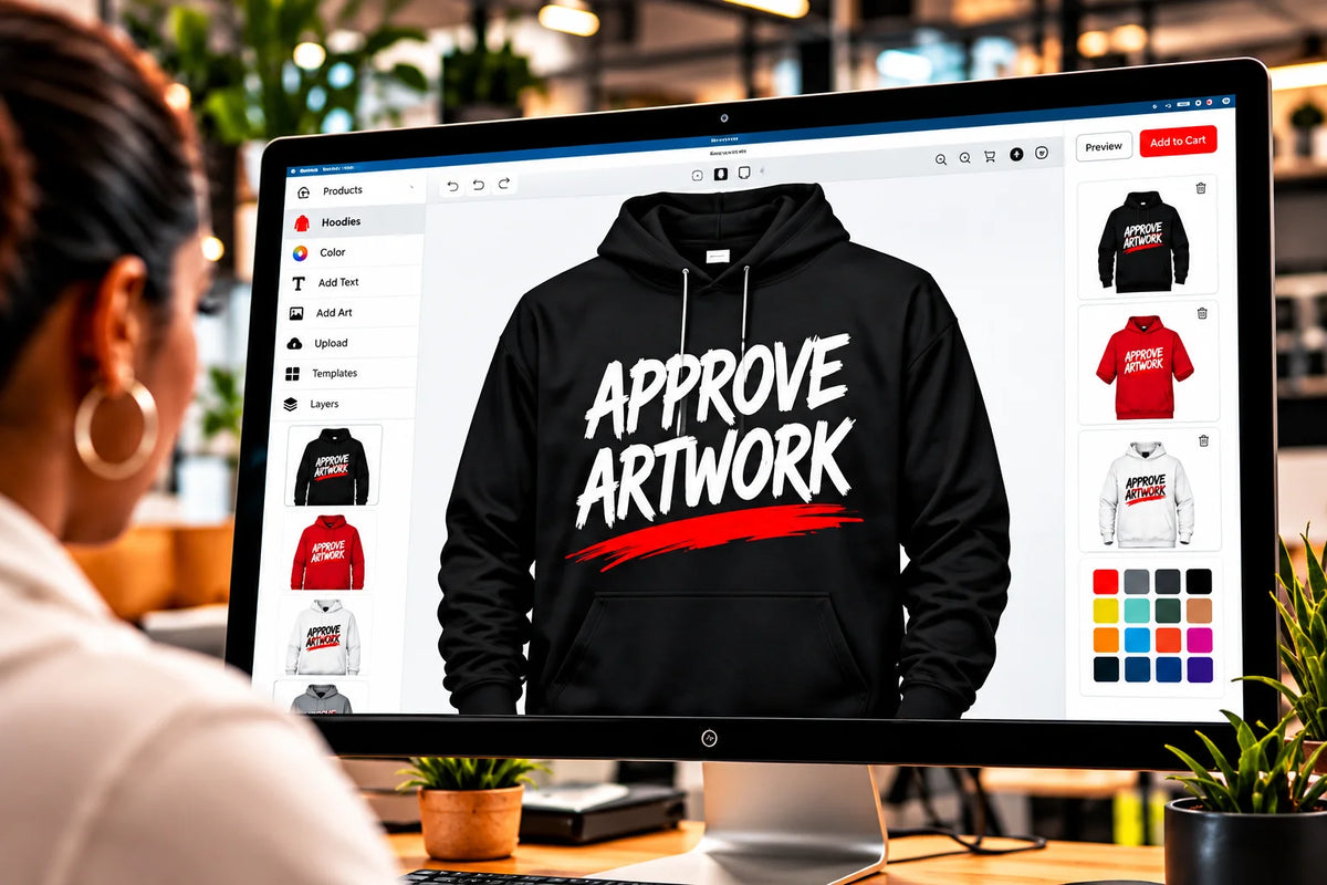 Approving the artwork mockup
