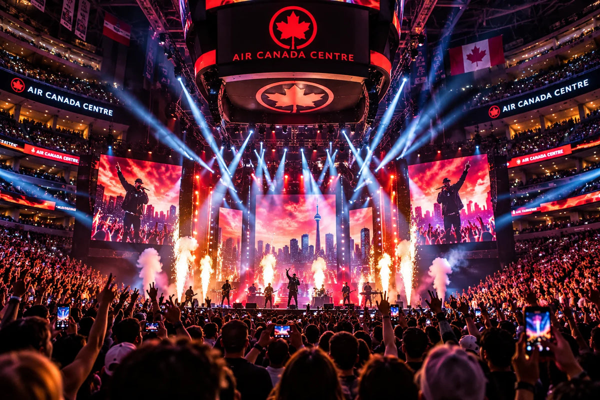 A packed arena show in Toronto