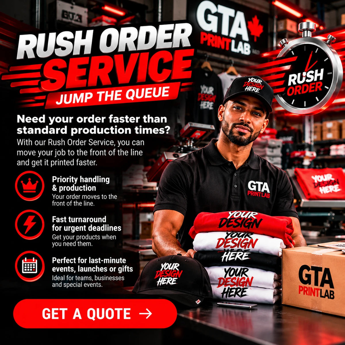 Rush Order Service – Jump the Queue