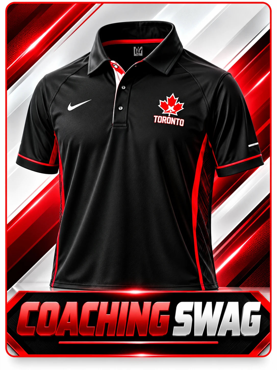 Coaching swag: custom coach polo