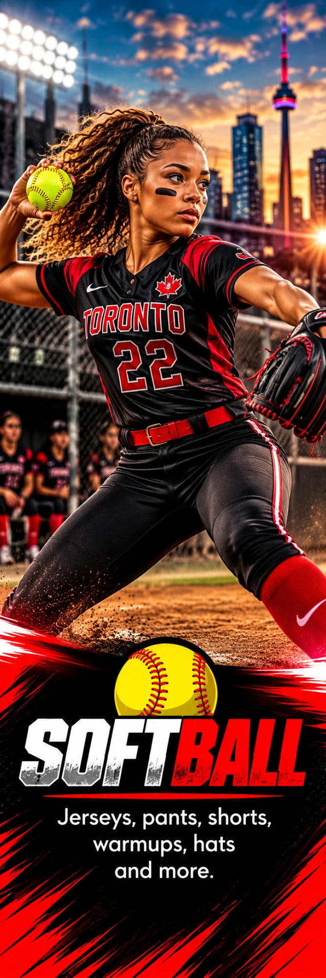 Softball — Jerseys, pants, shorts, warmups, hats and more.