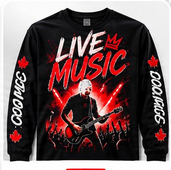 Custom printed long sleeve shirt