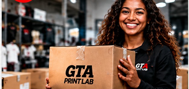 A member receiving their parcel